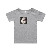 Infant WHITE Flower Wee Tee