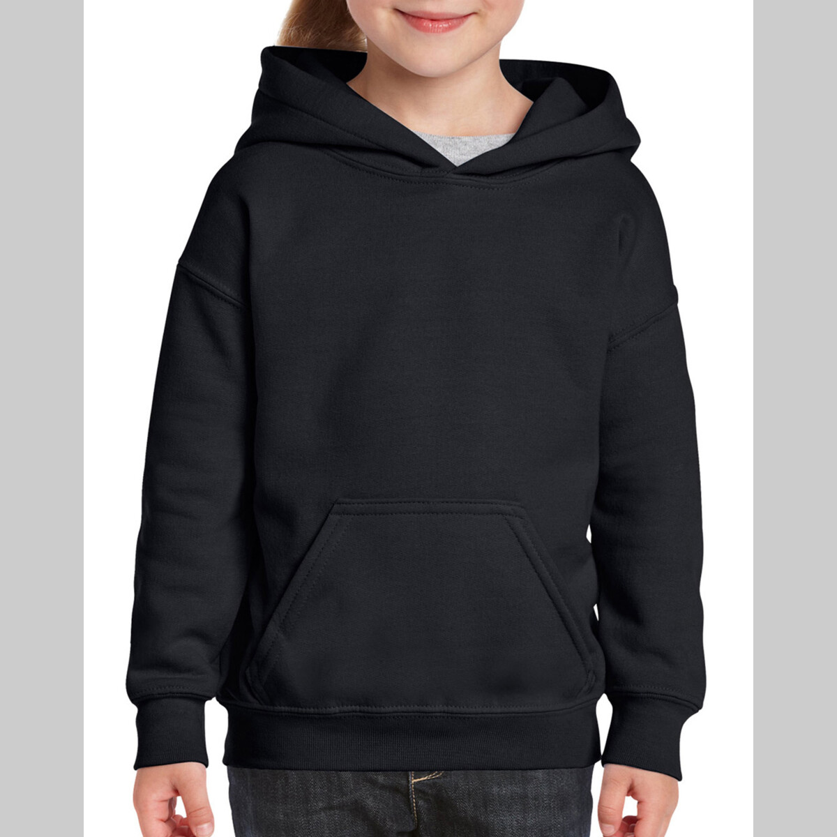 Gildan Youth Hooded Sweatshirt Front
