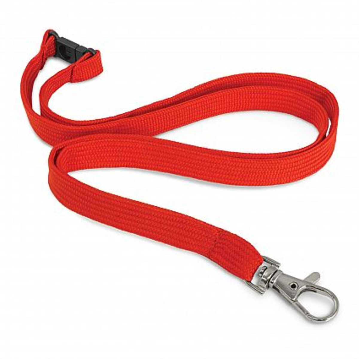 12mm Custom Printed Lanyard with Metal Clip Front