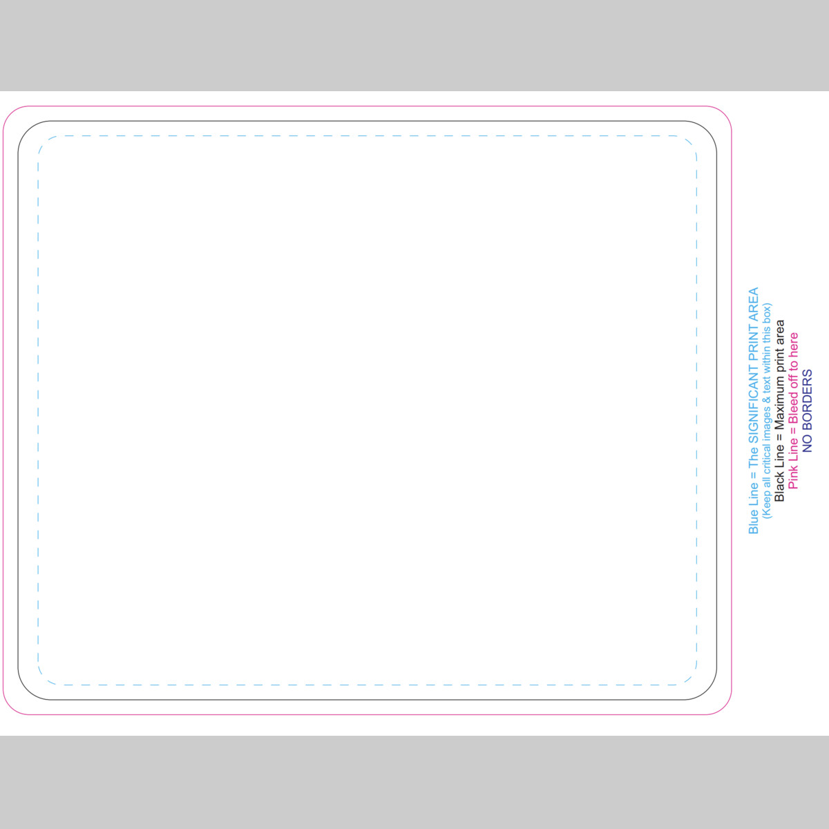 Rectangle Precision Mouse Mat Full Coverage Print